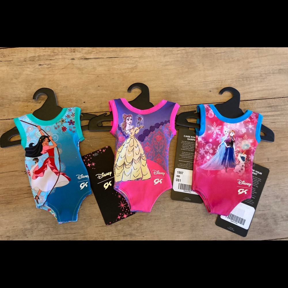 3 NWT Disney Themed Doll Leotards